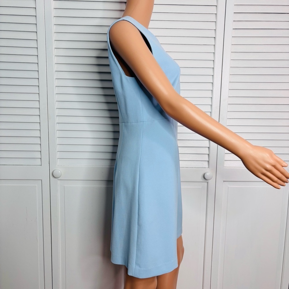 DIANE VON FURSTENBERG Robin Blue Carrie Dress Size 8 - Picture 4 of 10